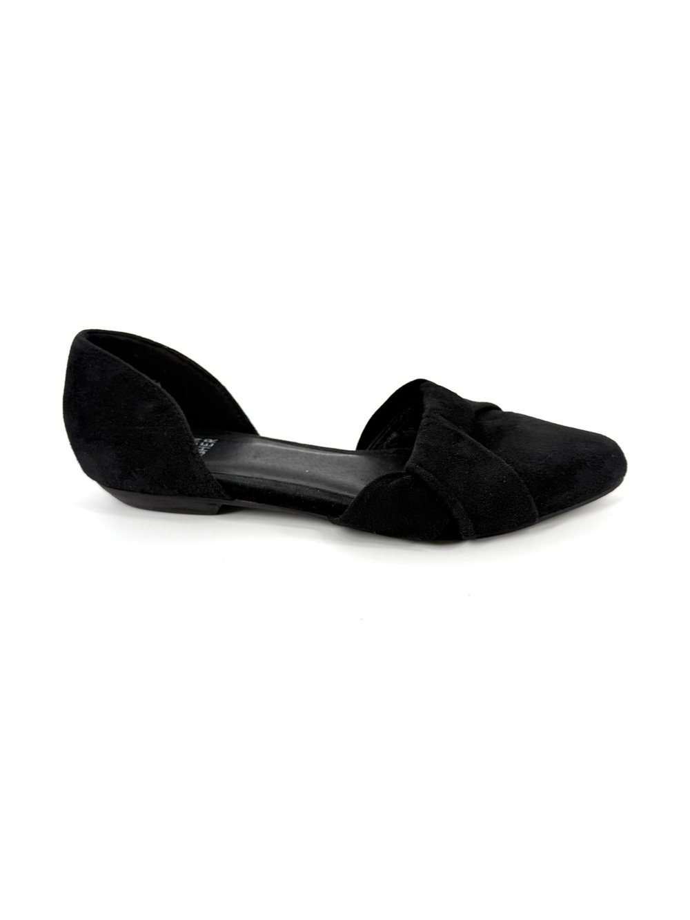 Eileen Fisher Flats Womens Size 5 Black Suede Leather Point Toe Classic Shoes